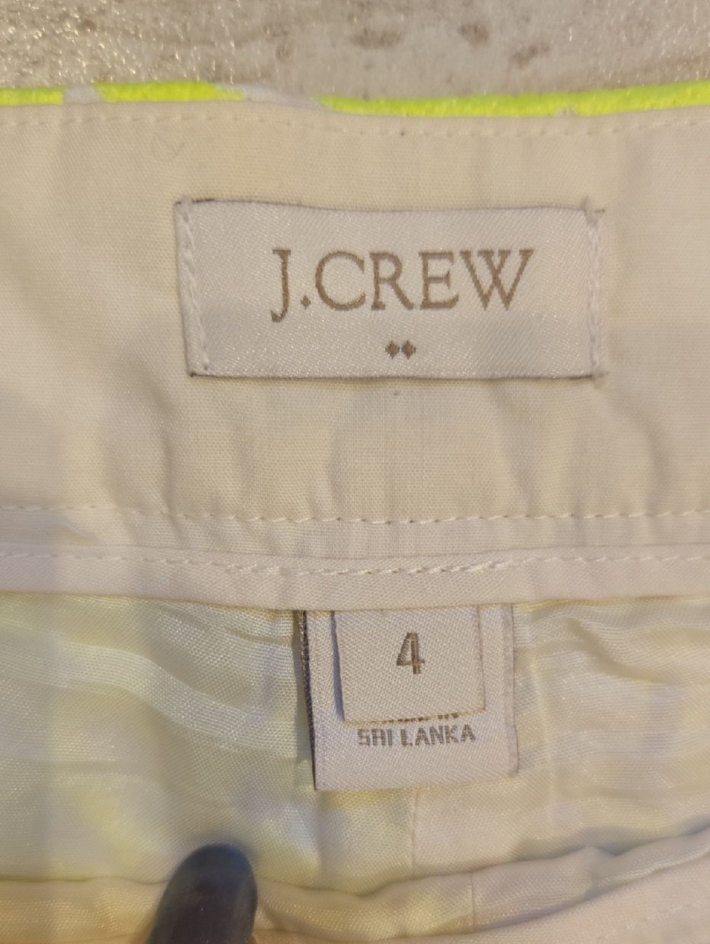 J. Crew Bright Yellow Floral Print Shorts - Picture 3 of 7